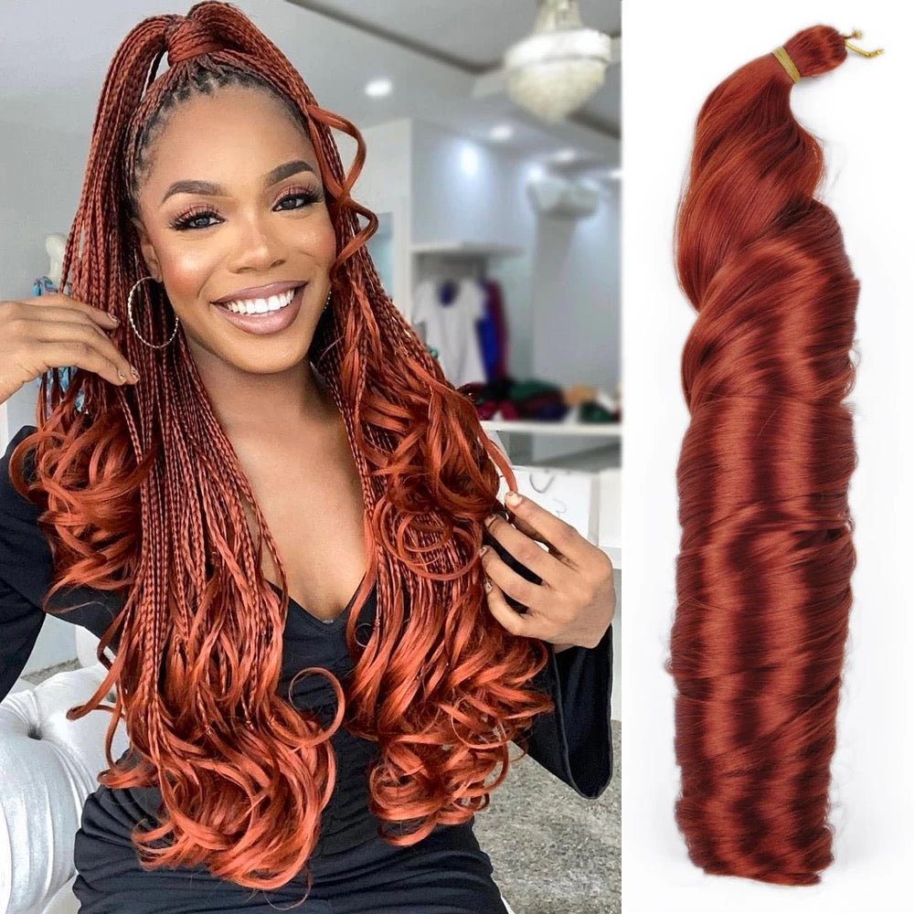 Boule de mèche spiral curl