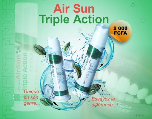 Dentifrice triple action